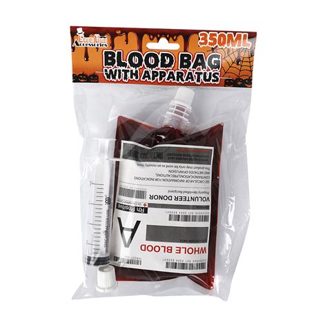 fake blood bag called for guns|real blood bag.